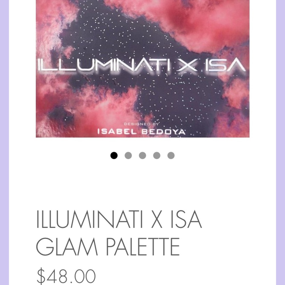 Illuminati X Isa Glam Eyeshadow Palette